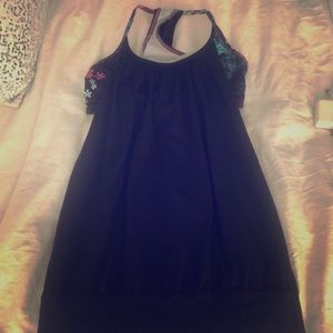 Lululemon Black Top with built in bra